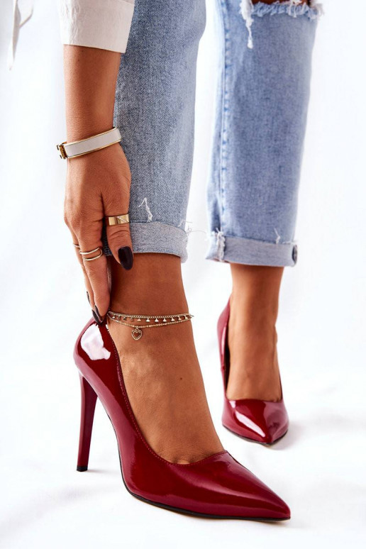 Lacquered Pointed Heels Monnari...