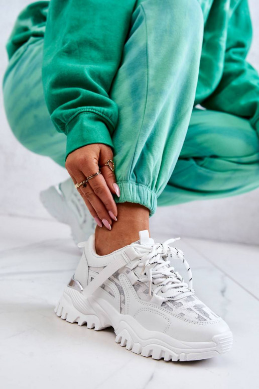 Sneakers On A Massive Sole White Your...