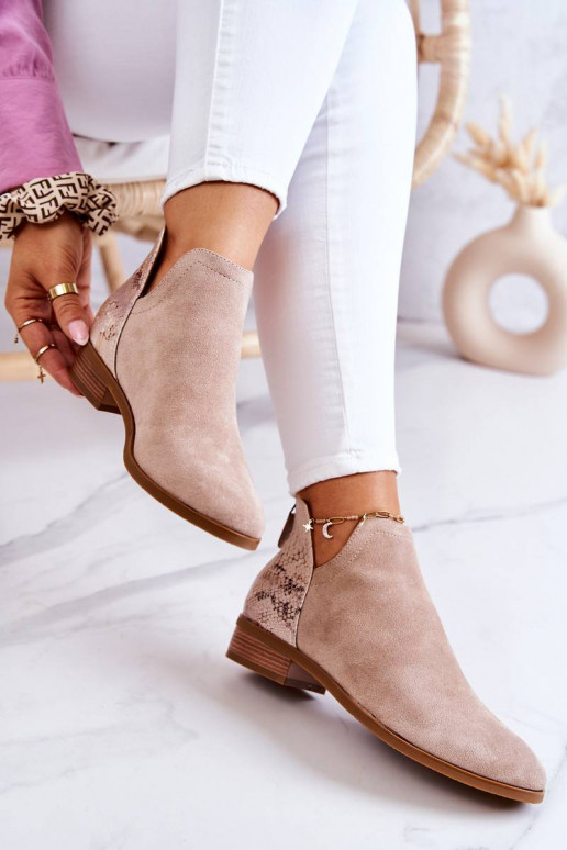 copy of Suede Ankle Boots with...