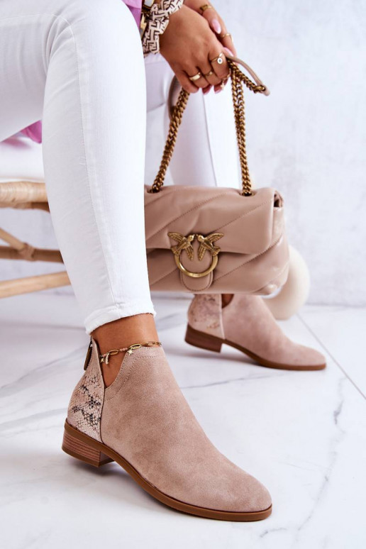 copy of Suede Ankle Boots with...