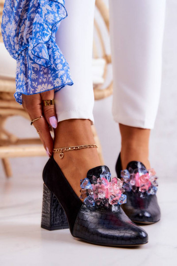 Suede snake skin pattern...