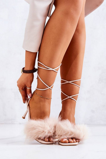 Sandals On A High Heel With...