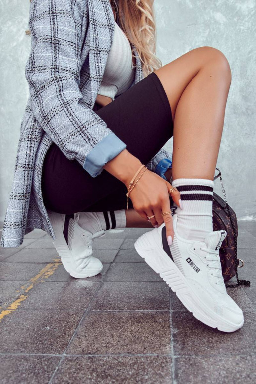 Fashionable Sneakers Big Star White