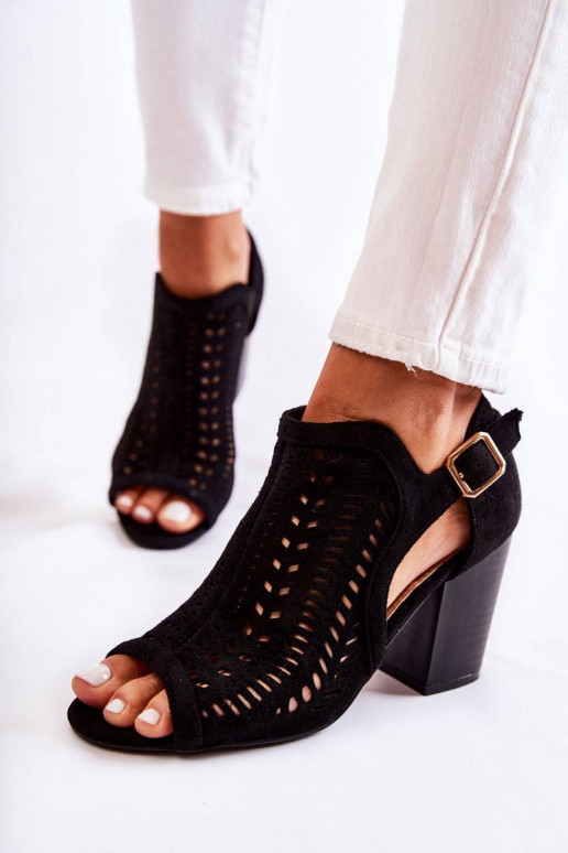 Women s Boots with cut suede spring...