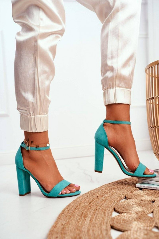 Women s Sandals On High Heel Suede...