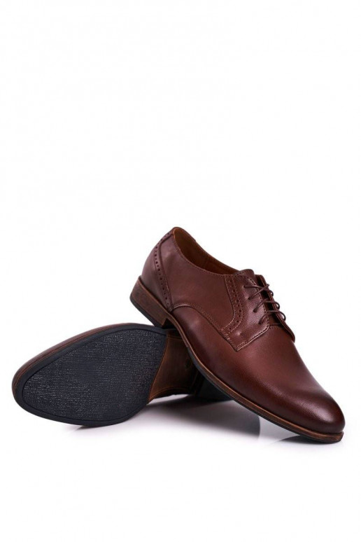 Men's Leather Moccasins With Light...