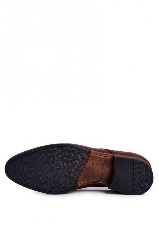 Men's Leather Moccasins With Light...