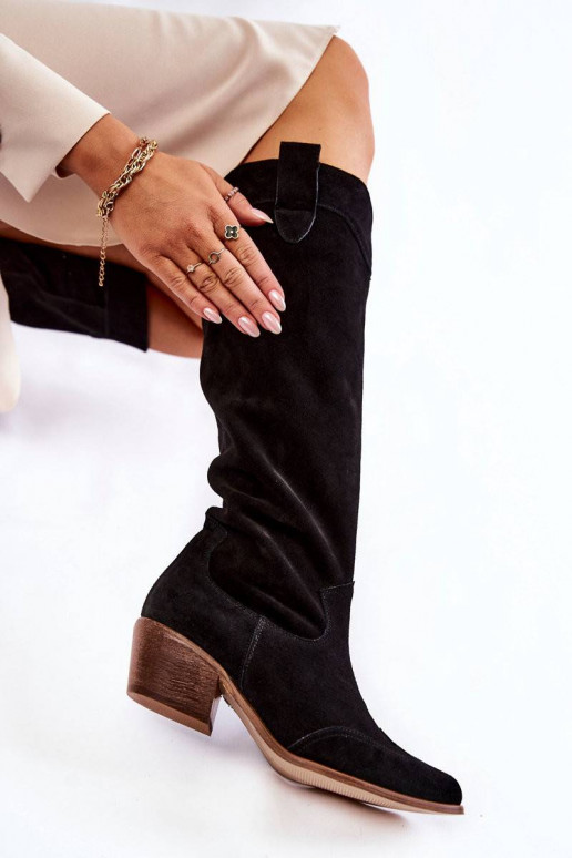 Women's High Heel Boots Lewski Black