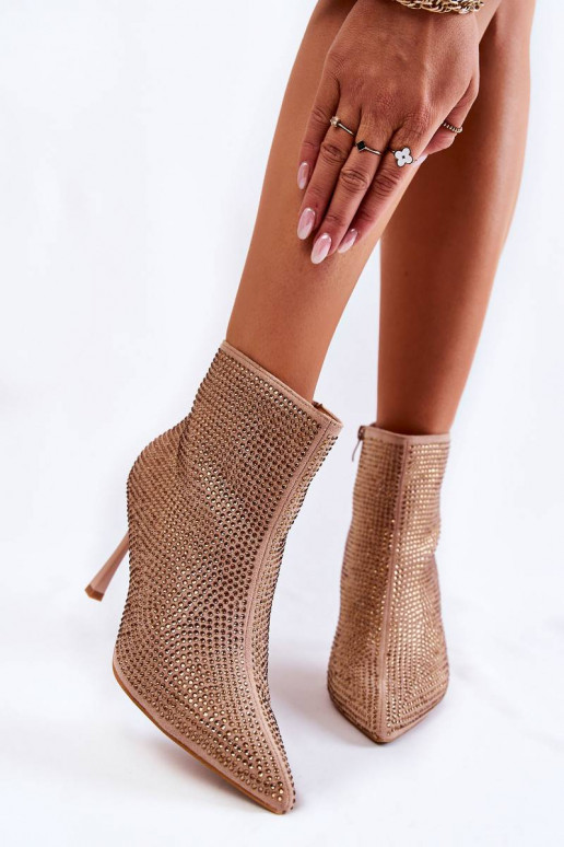 Women's Boots On High Heel With...