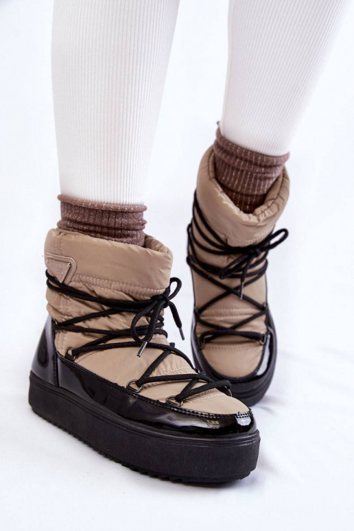 Women's Fashionable Lace-up Snow...