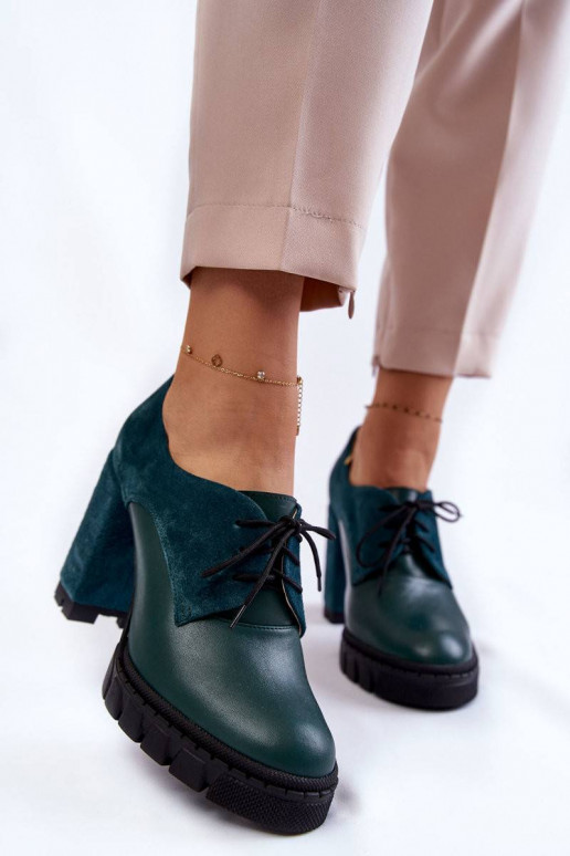 Fashionable suede and leather boots...