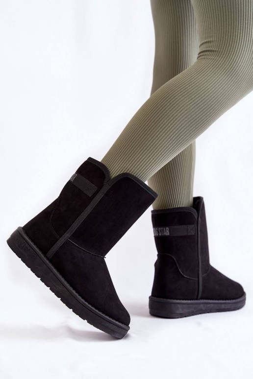 Women's High Snow Boots Big Star Black
