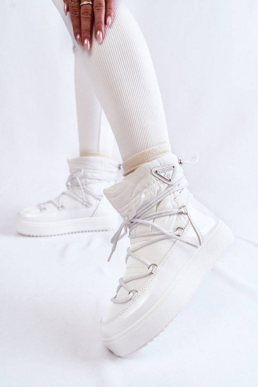 Women's Fashionable Lace-up Snow...