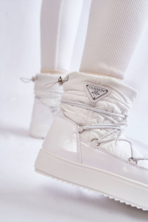 Women's Fashionable Lace-up Snow...