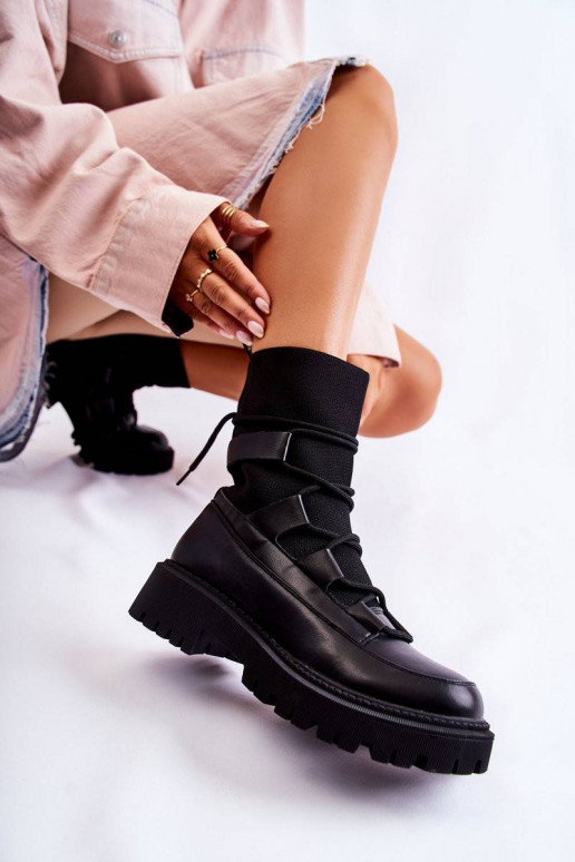 Women's Boots Workers With A Sock...