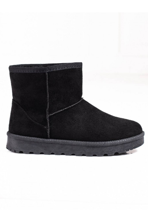 Black Women's snow boots Shelovet