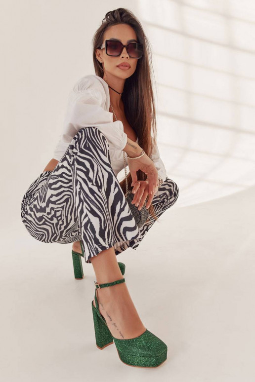 Women's Sandals Glitter On a Heel...