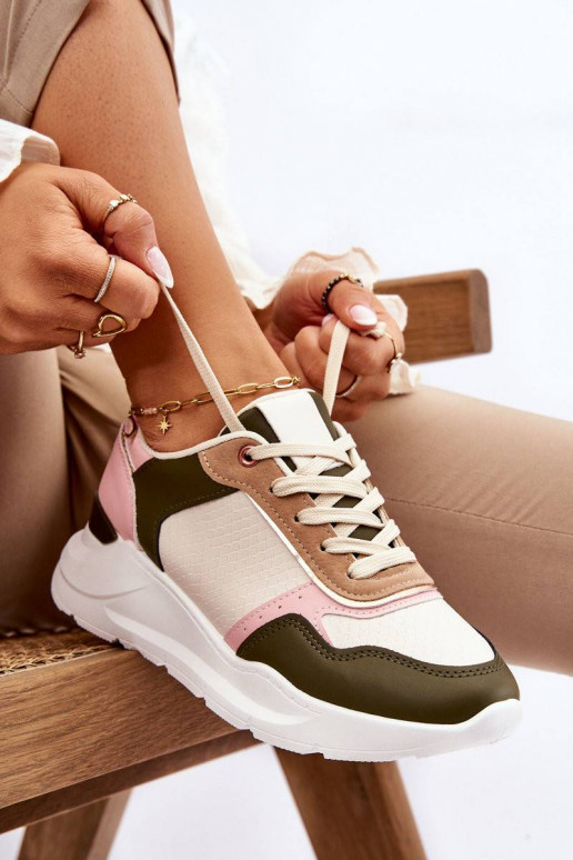 Women's Leather Platform Sneakers...