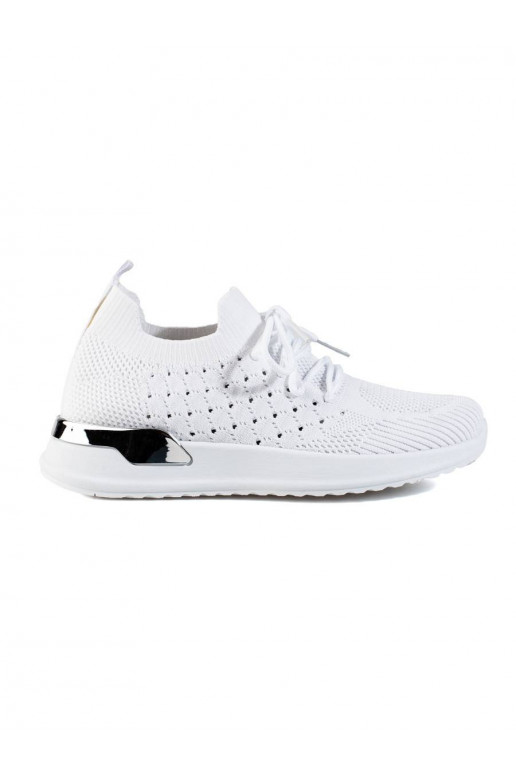 White color sneakers Shelovet