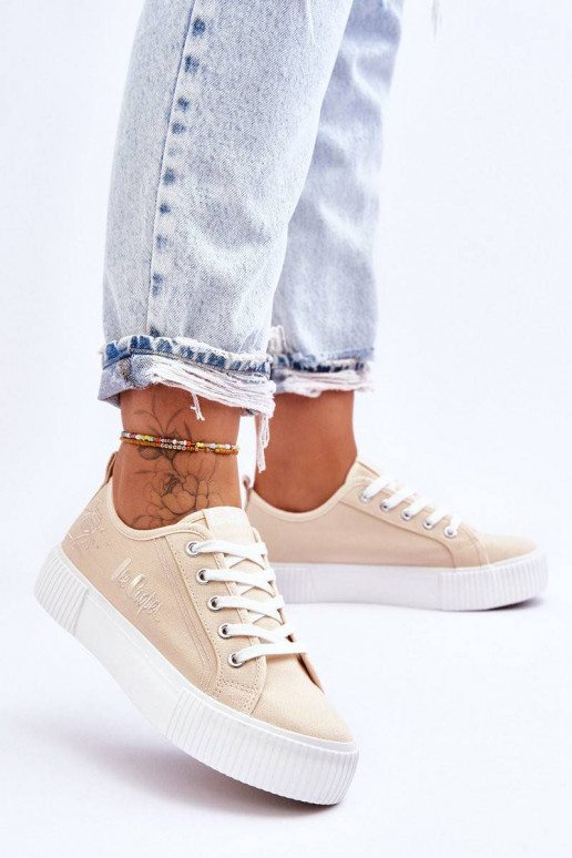 Comfortable Sneakers On The Platform...