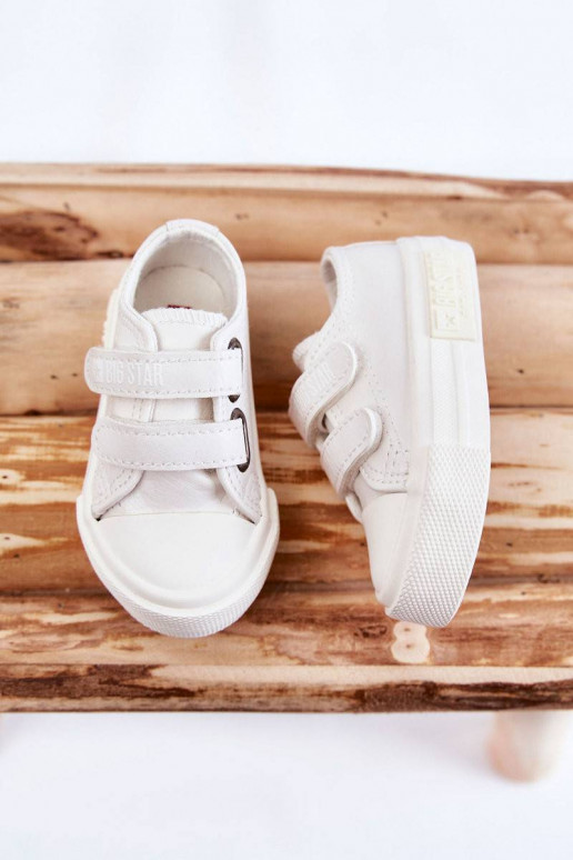 Children's Leather Sneakers With...