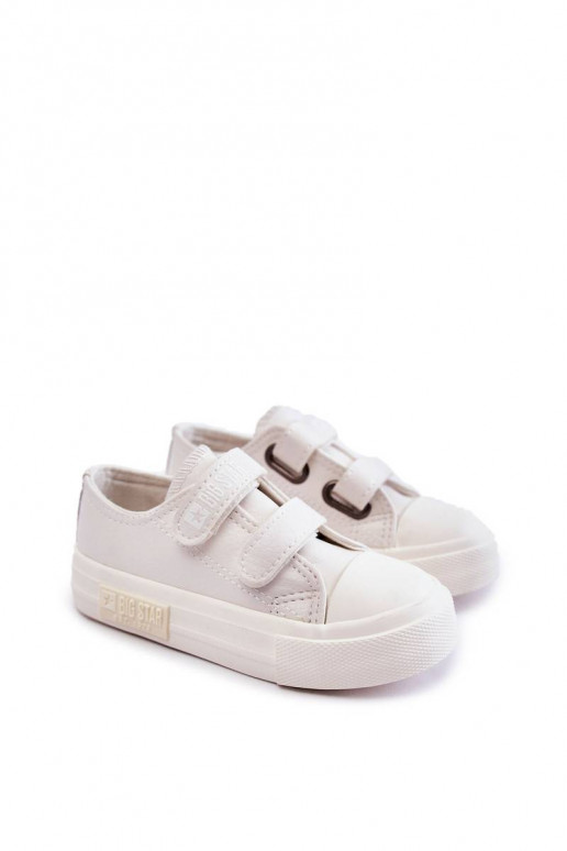 Children's Leather Sneakers With...