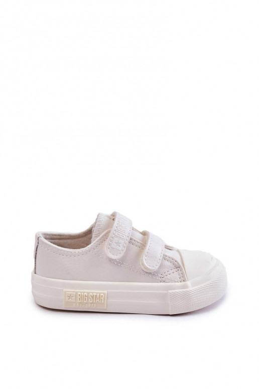 Children's Leather Sneakers With...