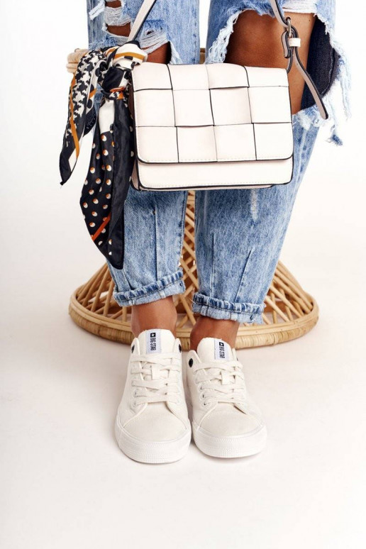 Women's Low Sneakers Big Star White