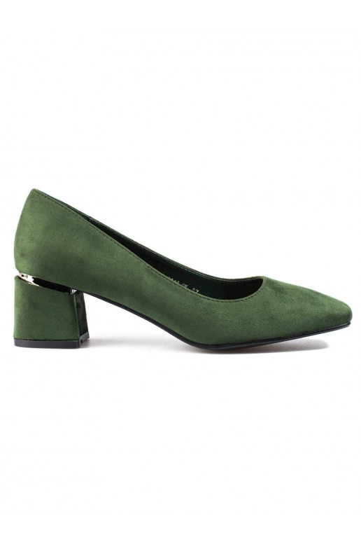 High-heeled shoes Vinceza green