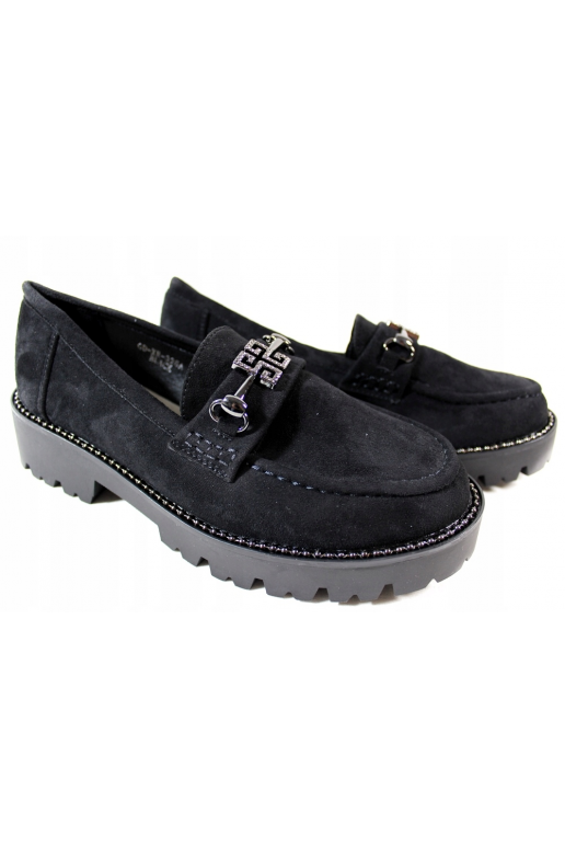 Women's moccasins Shelovet black