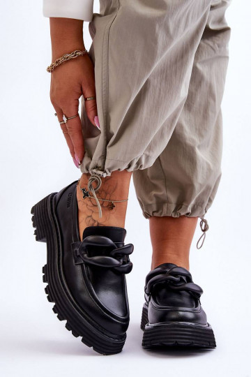 Leather Moccasins Shoes Big...