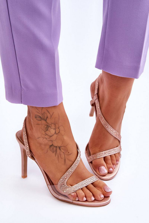 Elegant Slip-on High Heel Sandals...