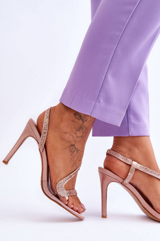 Elegant Slip-on High Heel Sandals...