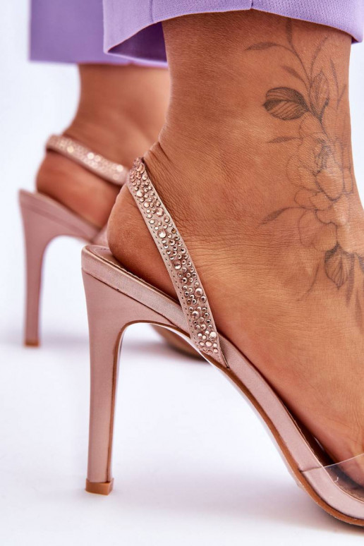 Elegant Slip-on High Heel Sandals...