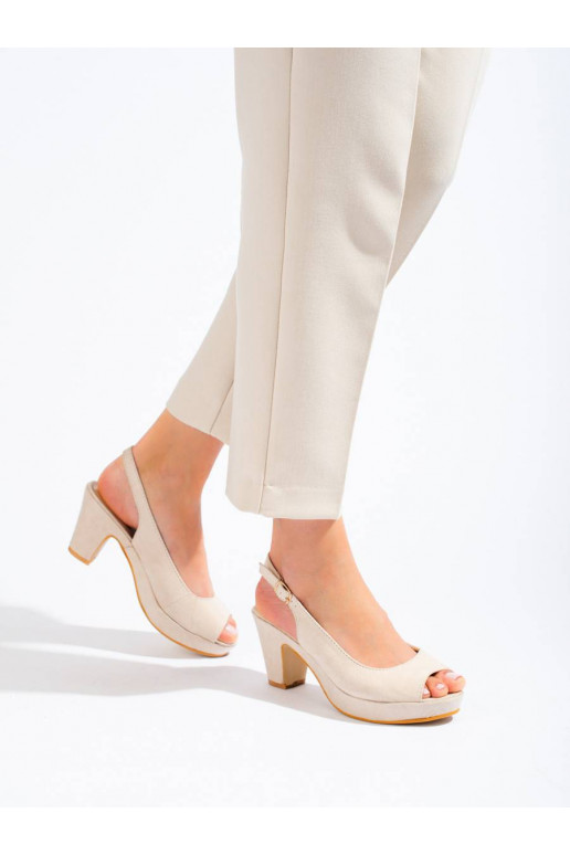 Sandals of suede with a comfortable...