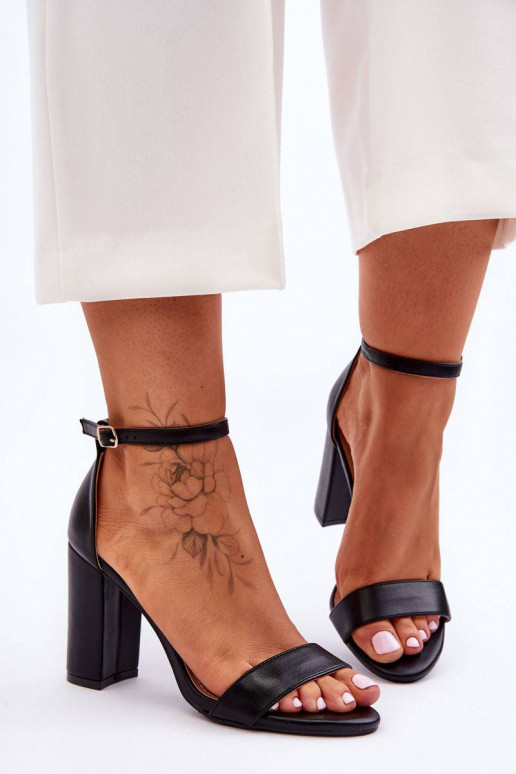 High Heel Sandals Black