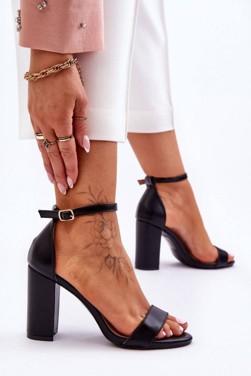High Heel Sandals Black