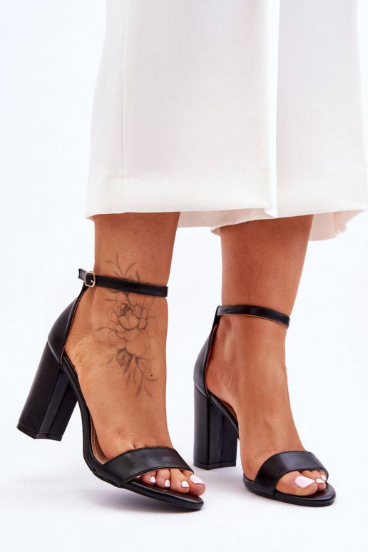 High Heel Sandals Black