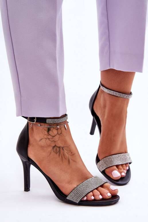 Women's Sandals On A High Heel With...