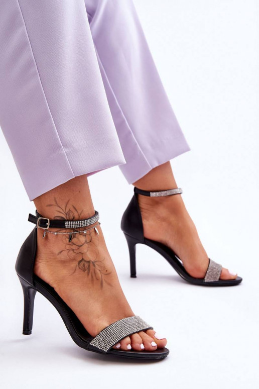 Women's Sandals On A High Heel With...