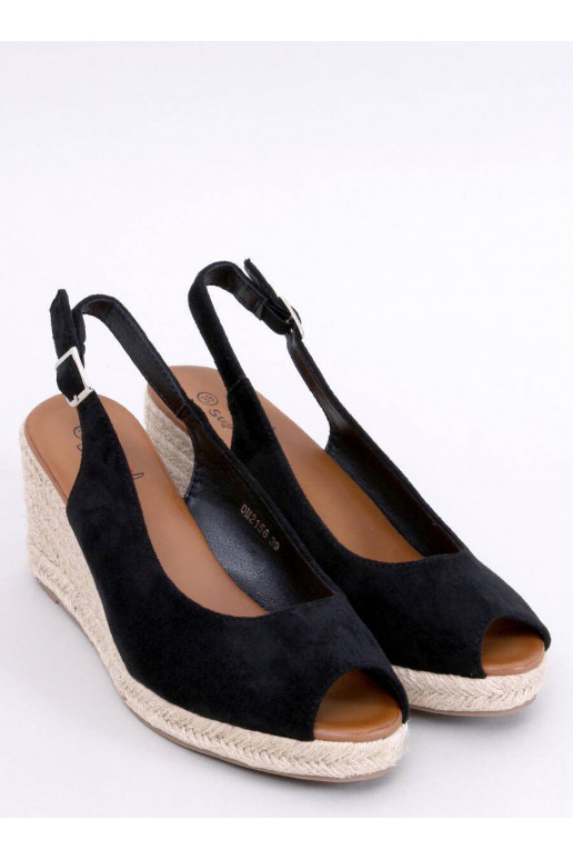 Espadrilles open toe NEVIL BLACK