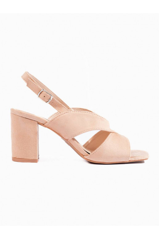 suede sandals beige Vinceza