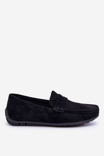 Men's Suede Loafers Black... 2