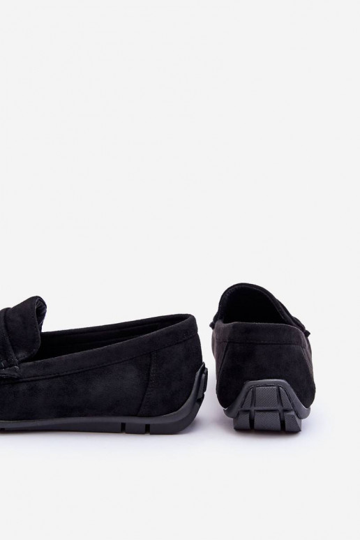Men's Suede Loafers Black Wesley