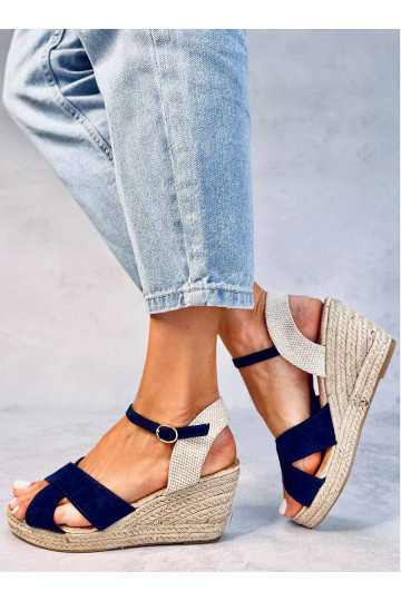 sandals espadrilles WILLA BLUE 2