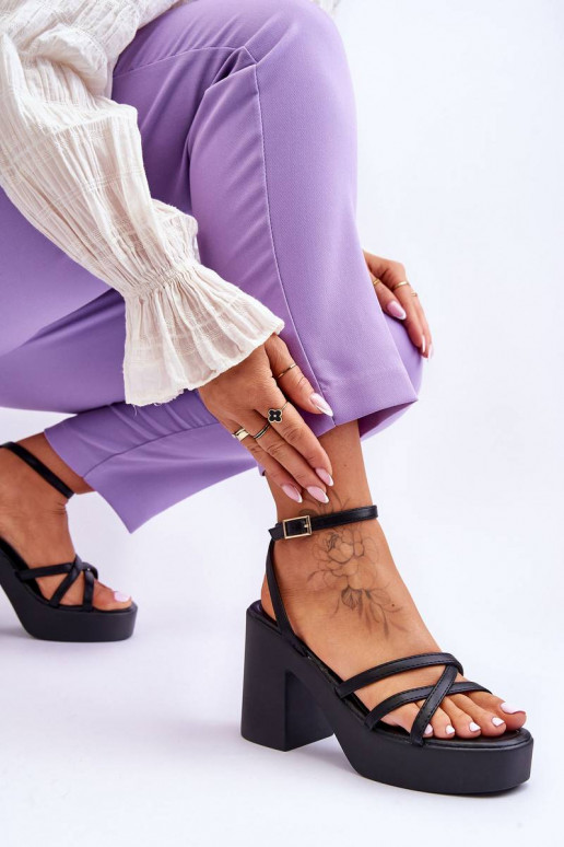 Fashionable High Heels Sandals With...