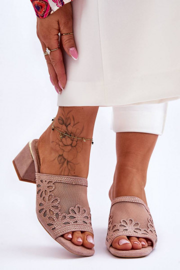 S.Barski Mesh Heeled...