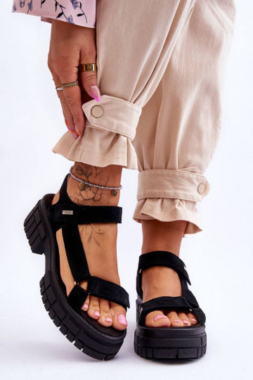Women's Suede Sandals Big...