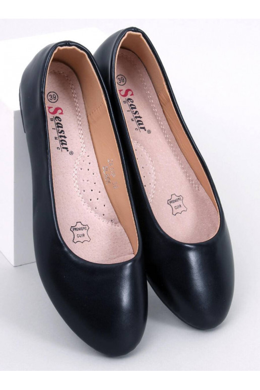 Ballerina shoes with leather insole...