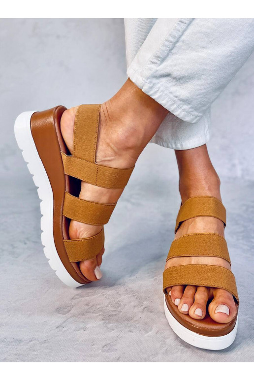 sandals CREGGER CAMEL